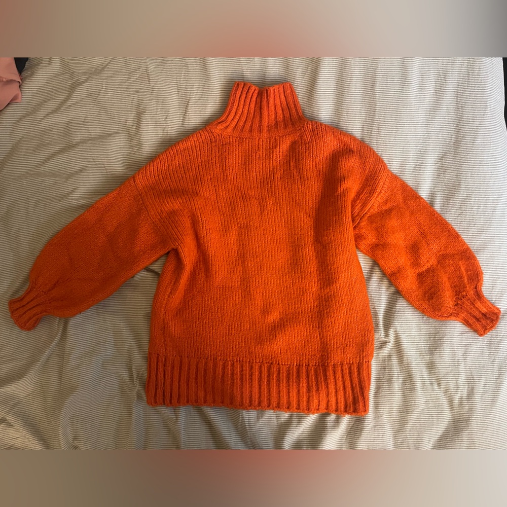 Fabulous Orange Turtleneck Sweater - UO
